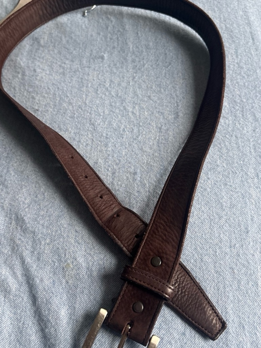 LOSCO brown leather belt size 36